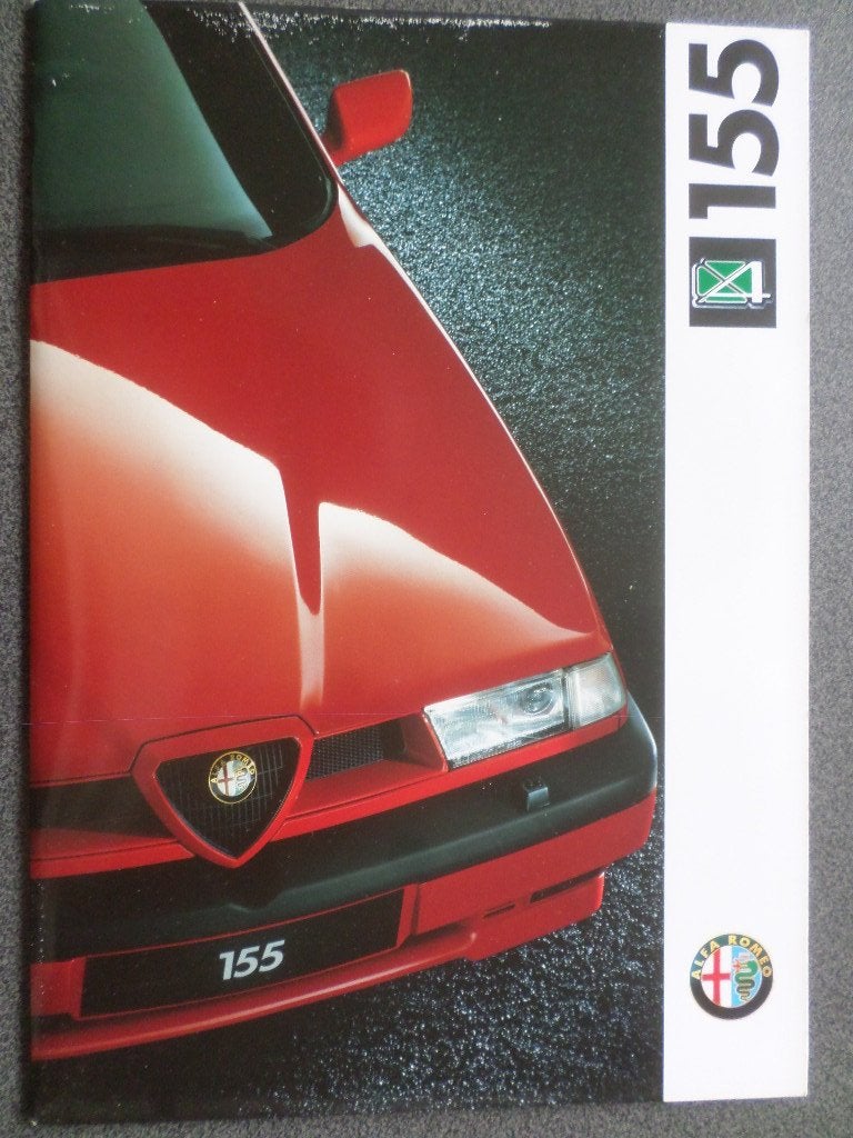 Alfa Romeo 155 Q4 Brochure, Ophalen of Verzenden, Zo goed als nieuw, Alfa Romeo