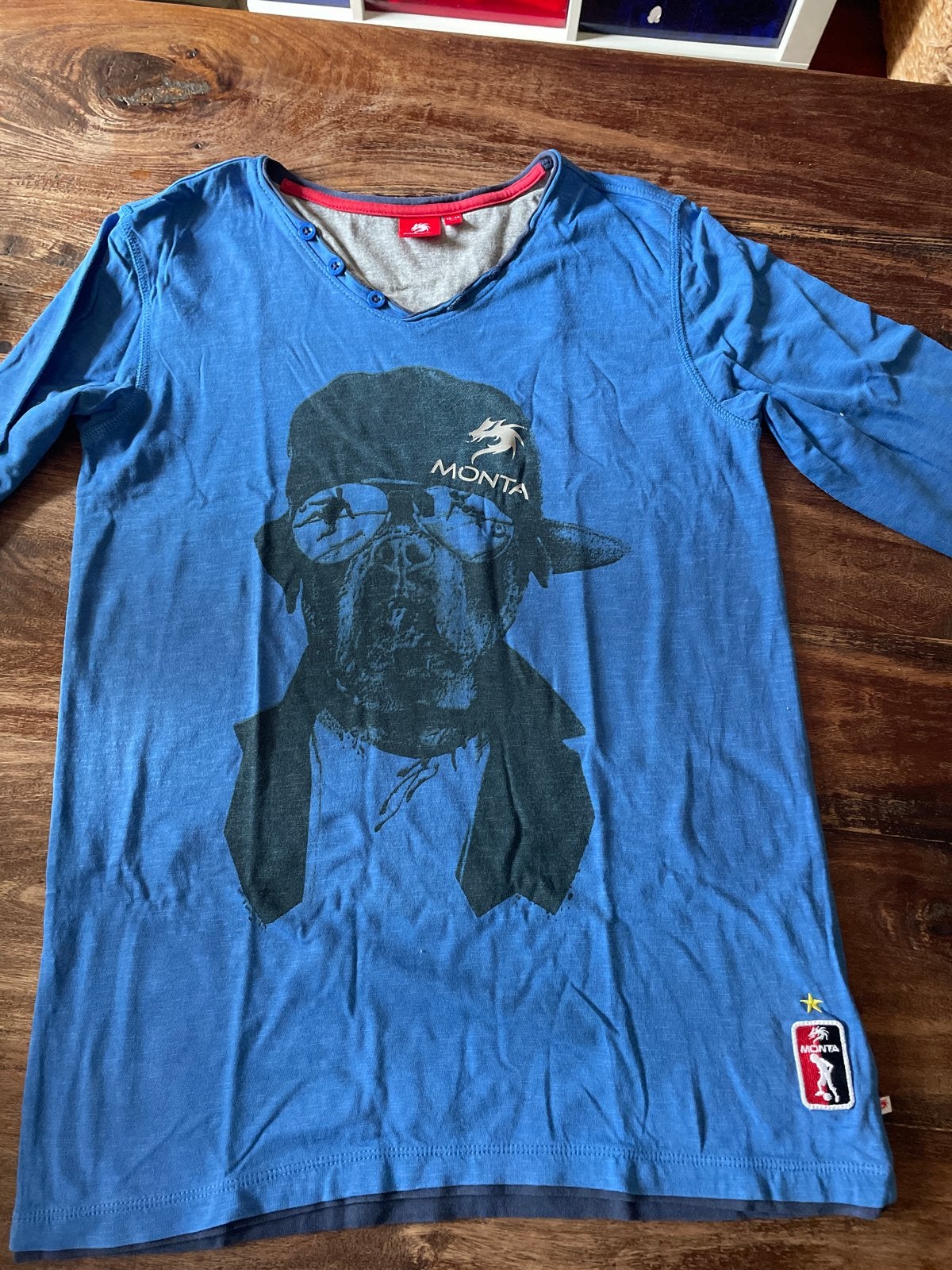 Monta T-shirt met lange mouwen, maat 164, Ophalen of Verzenden