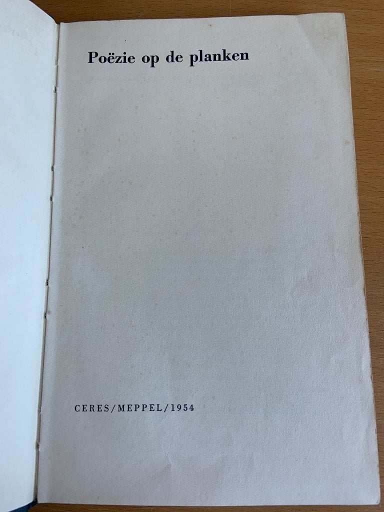 Poëzie op de planken, Boeken, Gedichten en Poëzie, Ophalen of Verzenden, Zo goed als nieuw