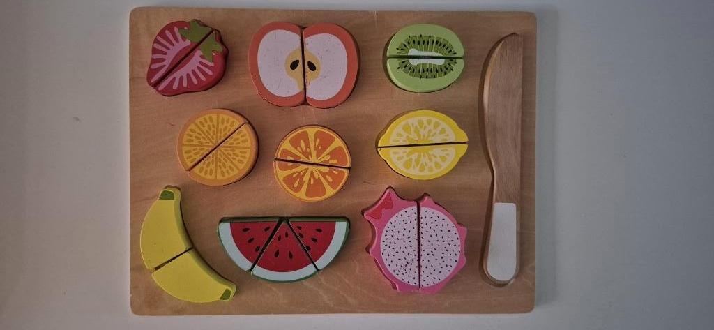 Houten Fruit Puzzel Breuken, Ophalen of Verzenden, Zo goed als nieuw
