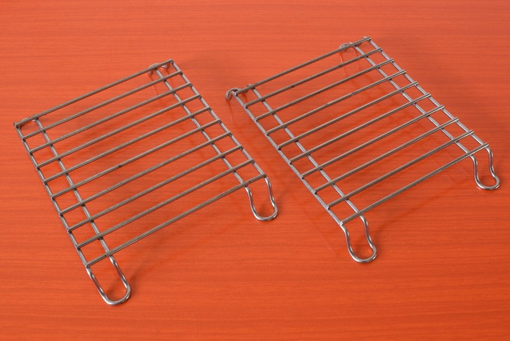 Set van 2 retro vintage stalen jaren 50 Tomado onderzetters, Ophalen of Verzenden, Gebruikt