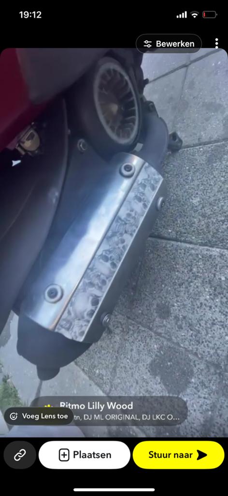 Sm06 met ht rvs bocht tekoop of teruil, Motoren, Tuning en Styling, Ophalen of Verzenden