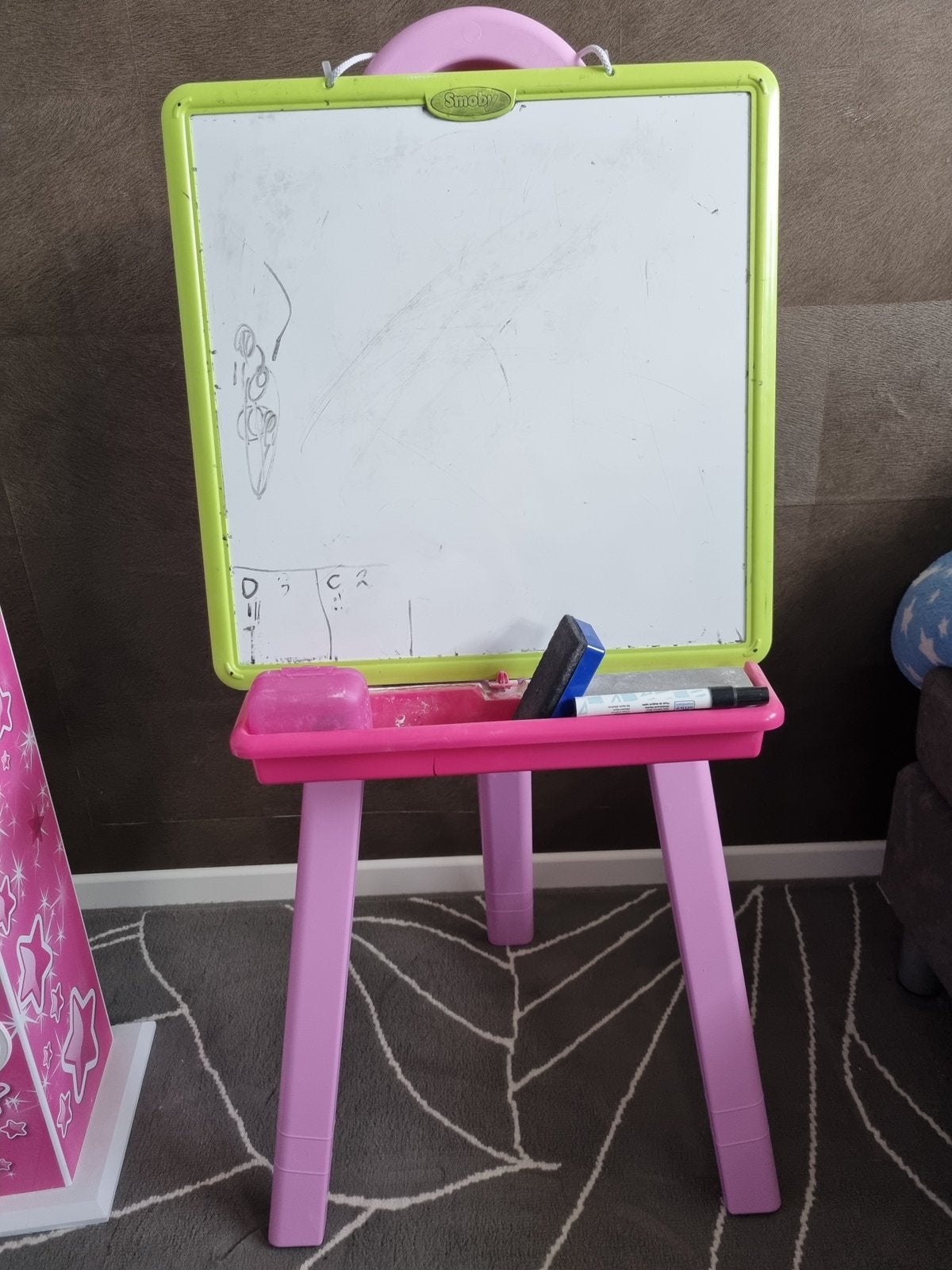 Leuk whiteboard en krijtbord in een, Diversen, Ophalen, Zo goed als nieuw, Krijtbord