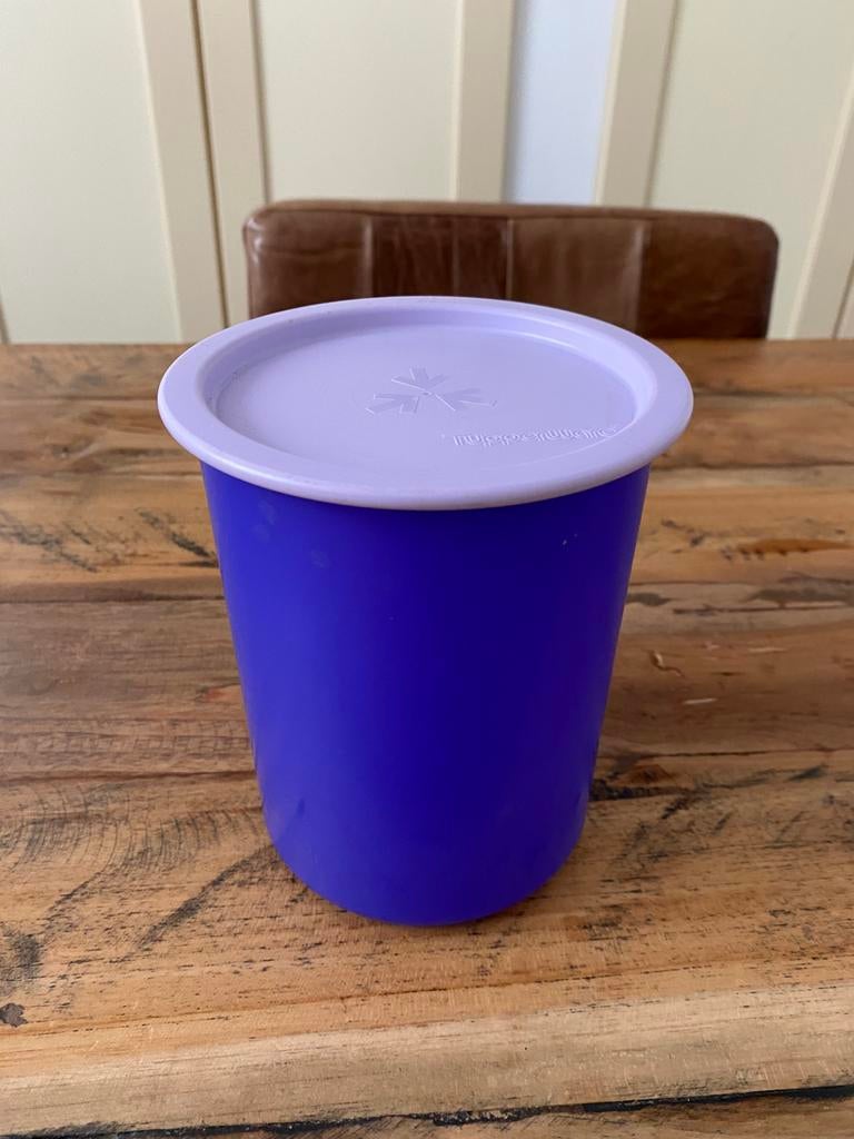 Tupperware bus met deksel 1,25 liter, Ophalen of Verzenden, Beker of Kan
