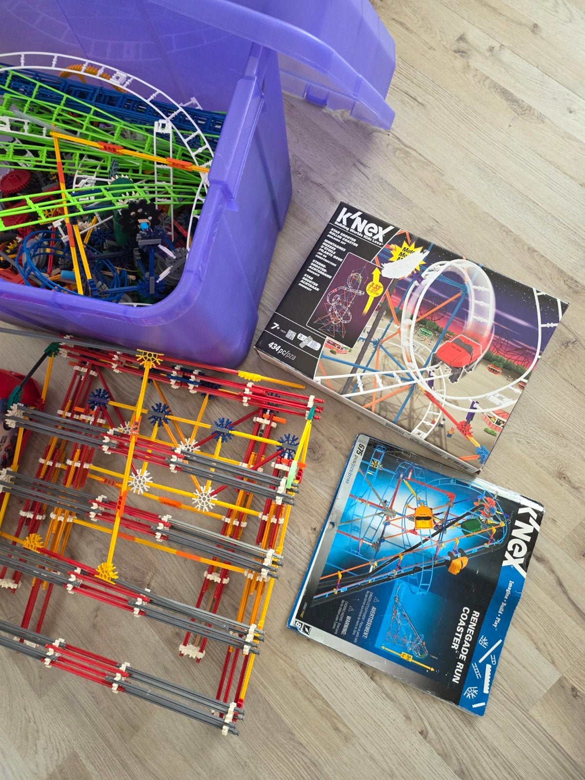 Grote K'nex collectie met handleidingen, Ophalen of Verzenden, Gebruikt, K'nex