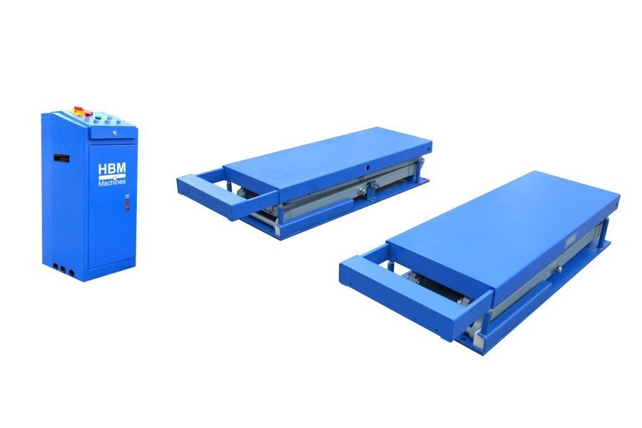 HBM 3500 KG Inbouw - Hydraulische - Schaar Hefbrug 230 Volt., Ophalen, Zo goed als nieuw