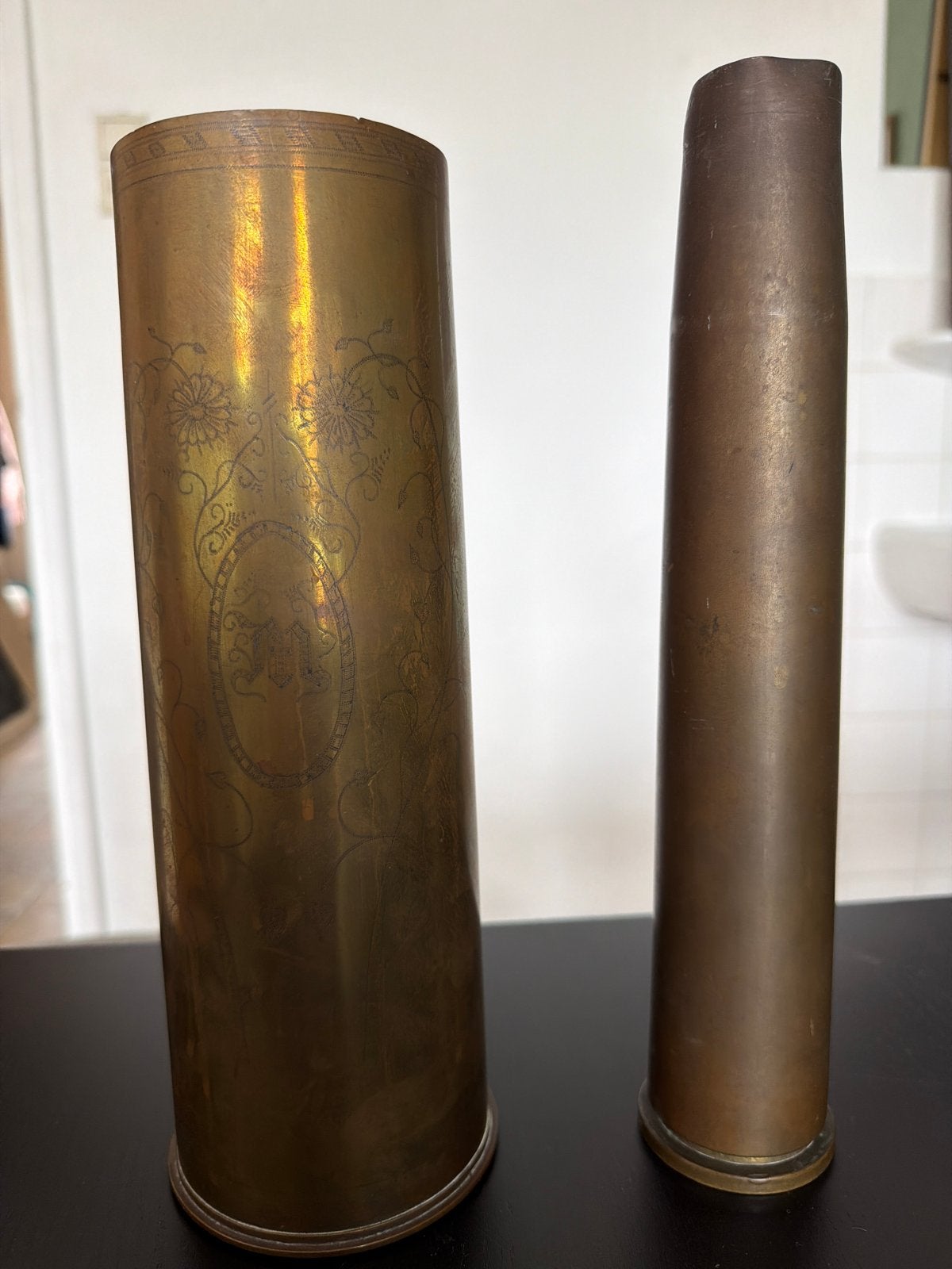 Hulzen uit 1942 en 1943 - Decoratieve artilleriehulzen, Ophalen, Overige soorten, Overige gebieden, Hulzen of Bodemvondsten