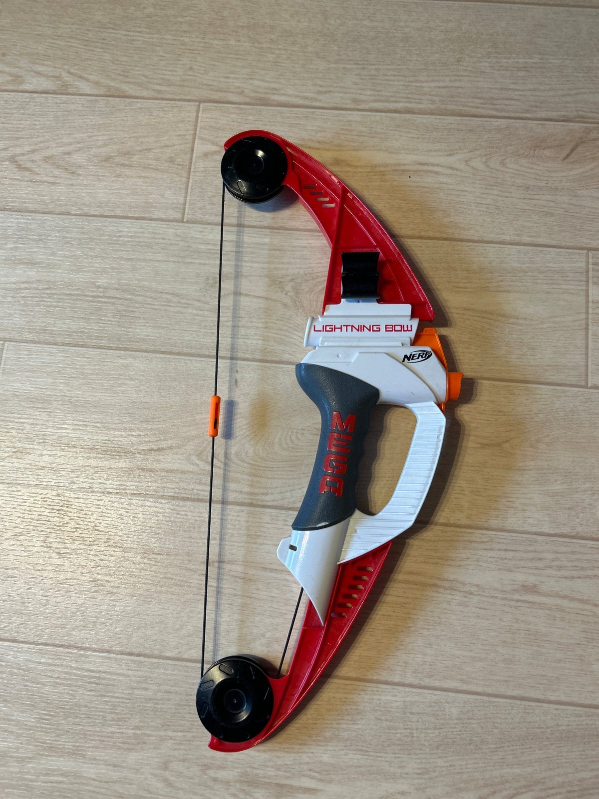 Nerf N-Strike Mega Lightning Bow(zonder kogels), Ophalen of Verzenden, Zo goed als nieuw, Jongen of Meisje