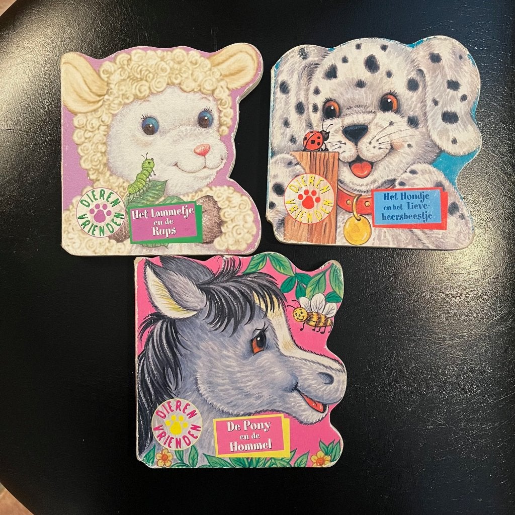 3 kartonboekjes “Dierenvrienden”, Boeken, Ophalen of Verzenden, Gelezen, 1 tot 2 jaar
