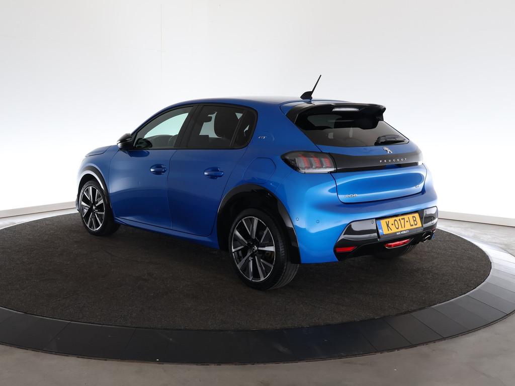 Peugeot 208 1.2 PureTech GT | Pack Drive Assist Plus | Pack, Automaat, 101 pk, Blauw, Leder en Stof