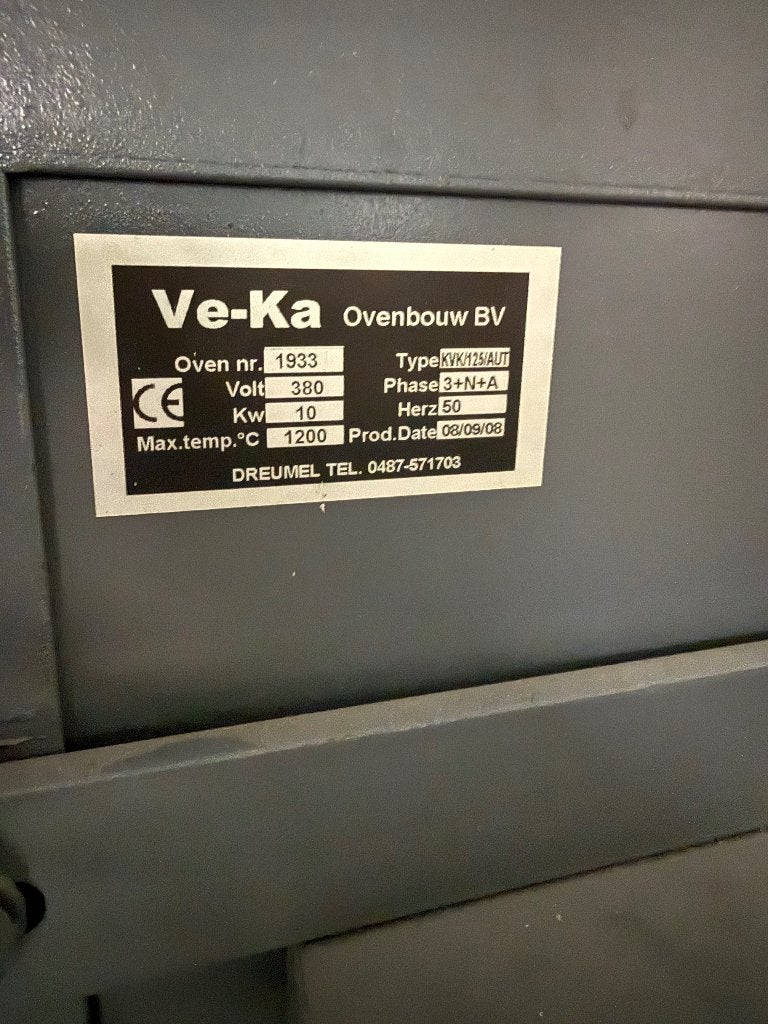 VEKA keramiekoven deuroven met onderstel Krachtstroom, Ophalen, Zo goed als nieuw