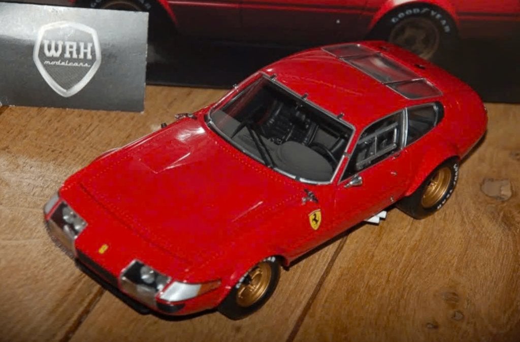 FERRARI 365 DAYTONA COMPETIZIONE rosso red Kyosho 1:18  WRH, Hobby en Vrije tijd, Modelauto's | 1:18, Verzenden, Zo goed als nieuw