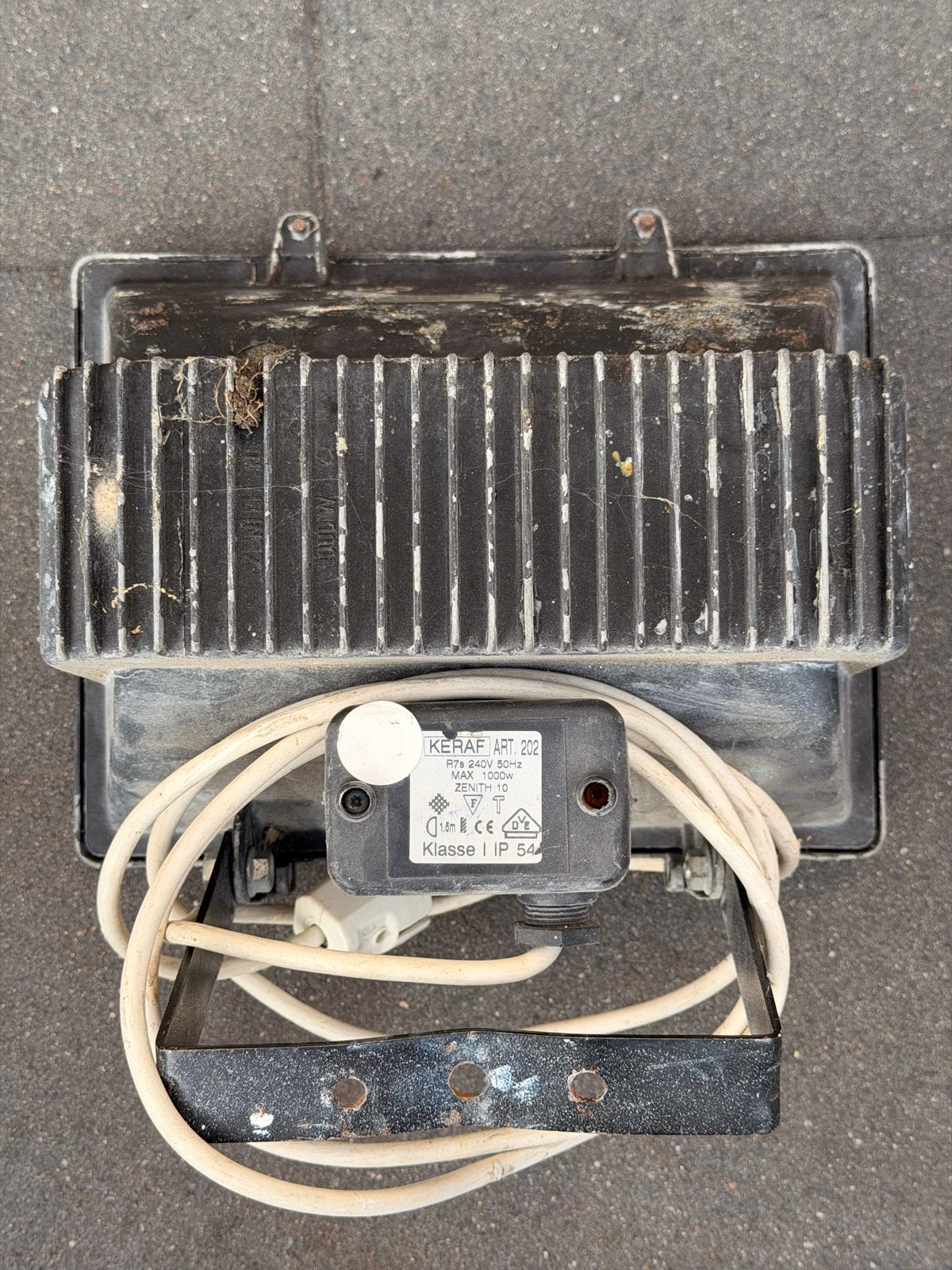 Gebruikte bouwlamp / breedstraler 1000W, Ophalen of Verzenden, Gebruikt, 500 watt of meer, Lamp met armatuur