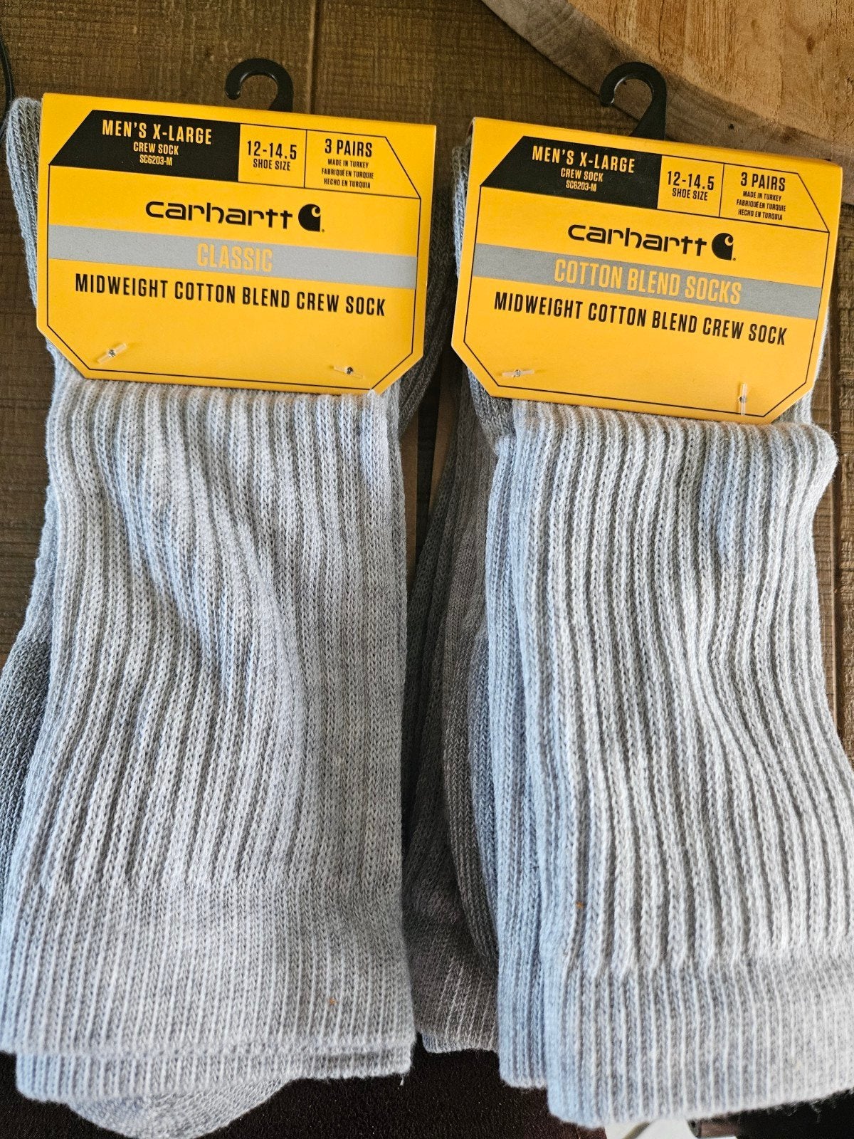 2 Bundels Carhartt Werksokken - Maat 46-49 (X-Large), Kleding | Heren, Overige kleuren, Carhartt, Nieuw, Overige maten