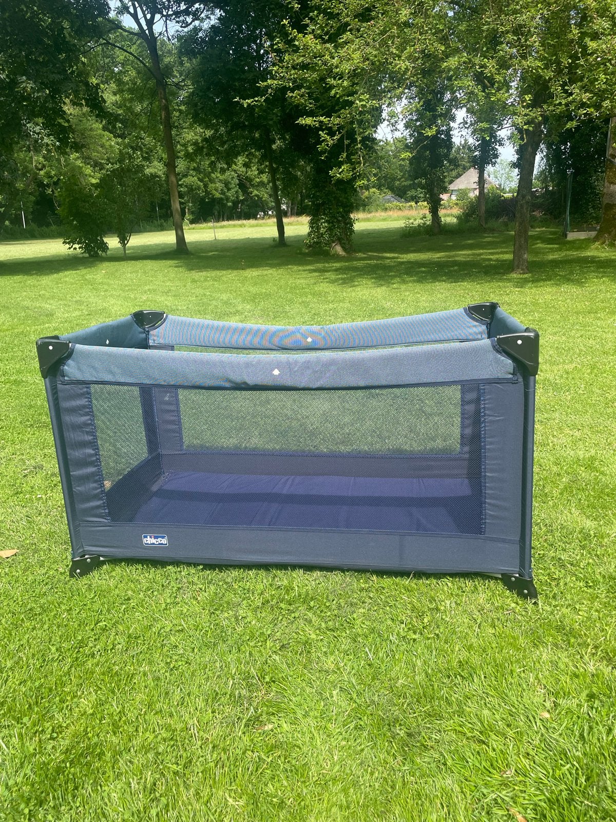 Chicco Campingbedje/Box - Handig en Compact, Kinderen en Baby's, Boxen, Ophalen, Gebruikt, Rechthoekig