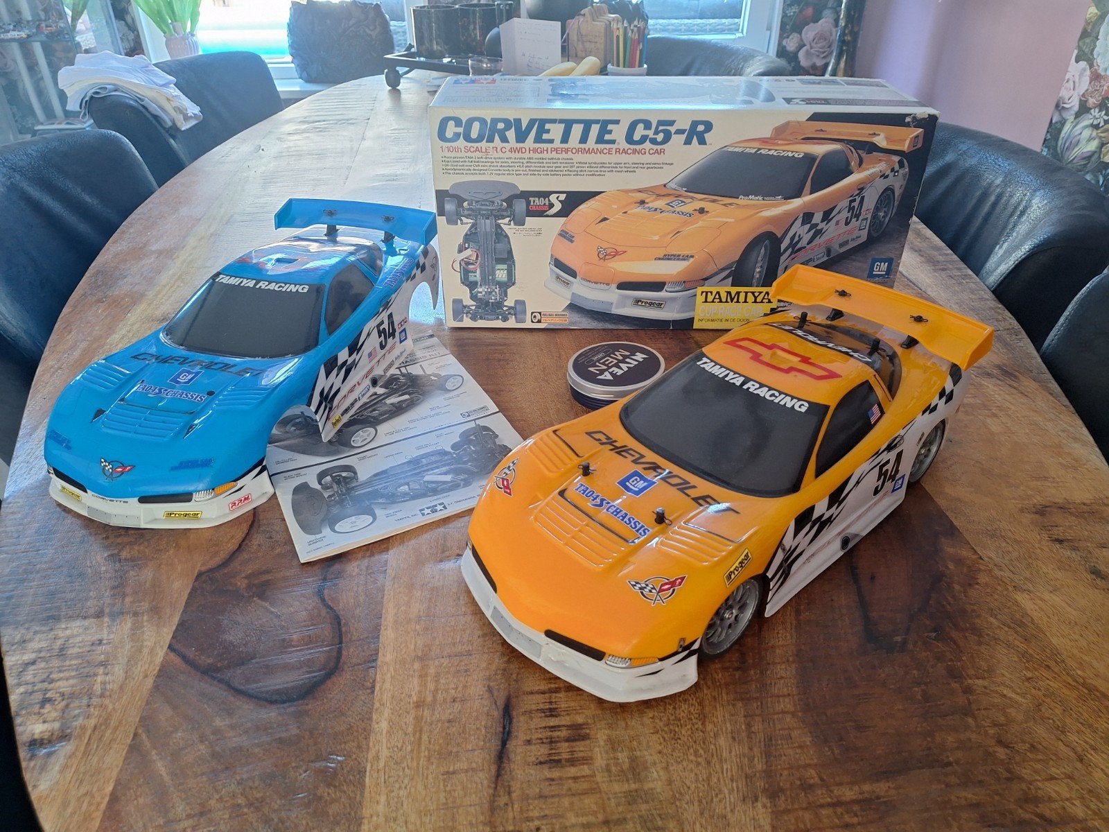 Tamiya TA04-S Corvette C5-R 58272., Hobby en Vrije tijd, Ophalen of Verzenden, Auto