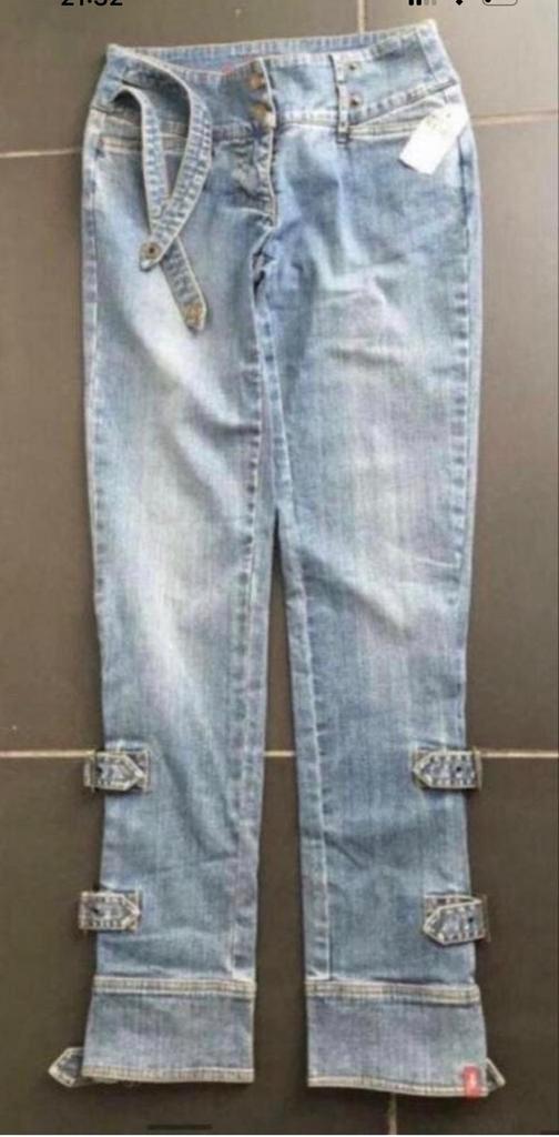EDC Spijkerbroek Nieuw met kaartje - Maat 36, Ophalen of Verzenden, Nieuw, Blauw, W28 - W29 (confectie 36)