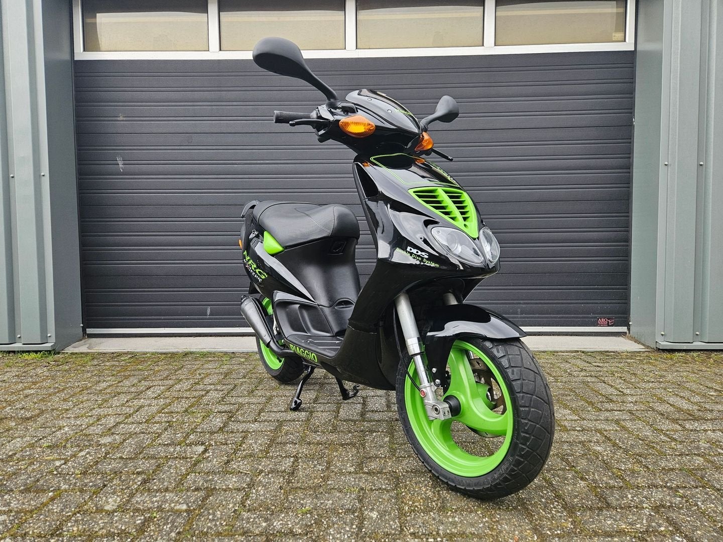 PIAGGIO NRG EXTREME DD BROM BJ1999 ZWART-GROEN 7459KM NL, Piaggio, Gebruikt, PIAGGIO, Onbekend