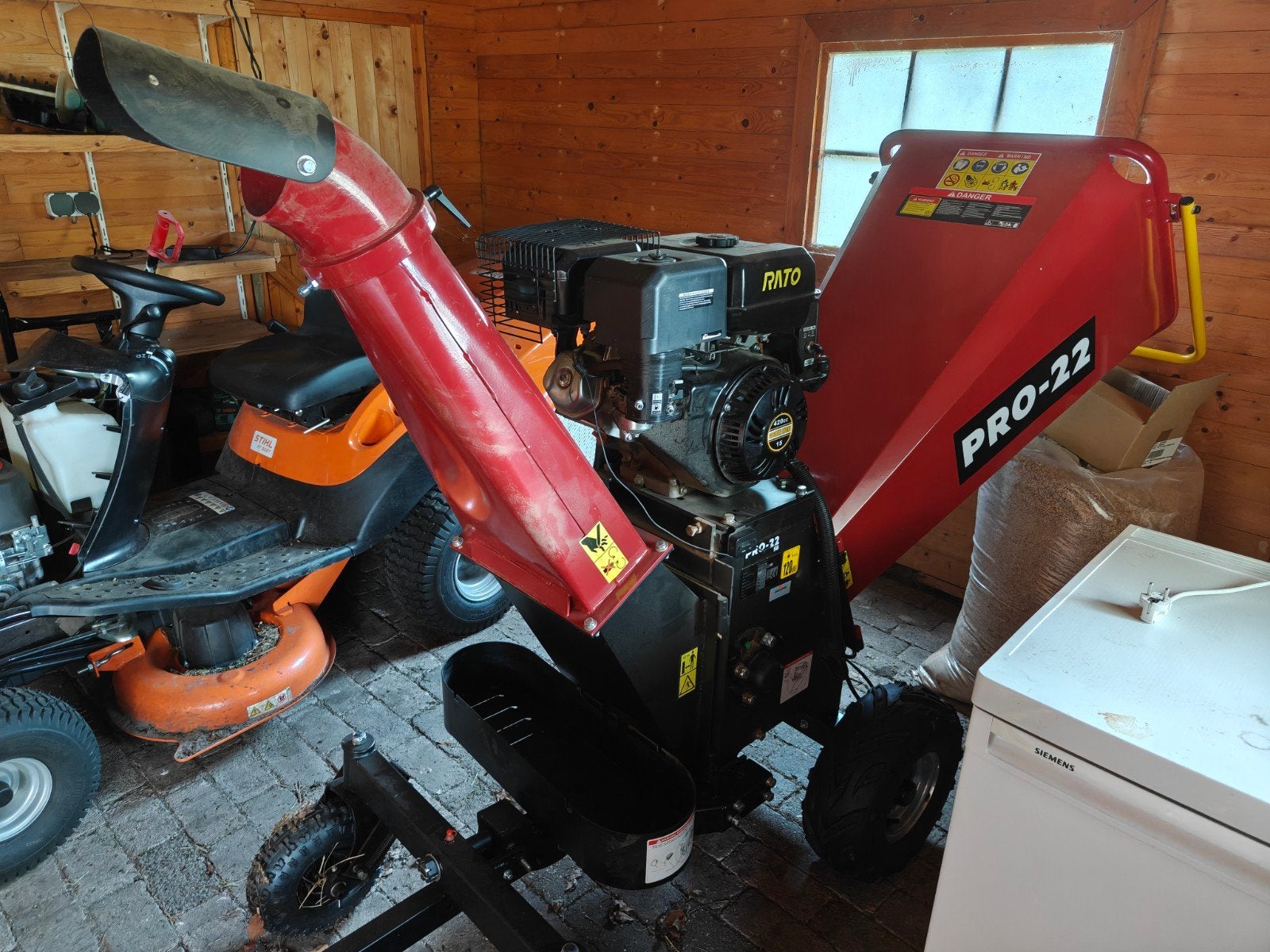 PRO-22 S8 Benzine Hakselaar - (9 uur), Tuin en Terras, Hakselaars, Ophalen