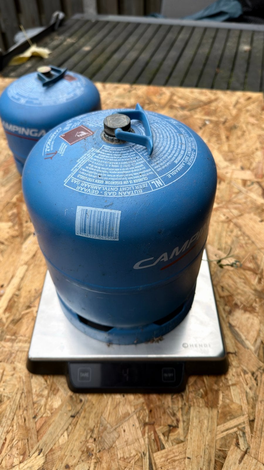 Campingaz 904 en 907 gasflessen te koop, Ophalen, Zo goed als nieuw