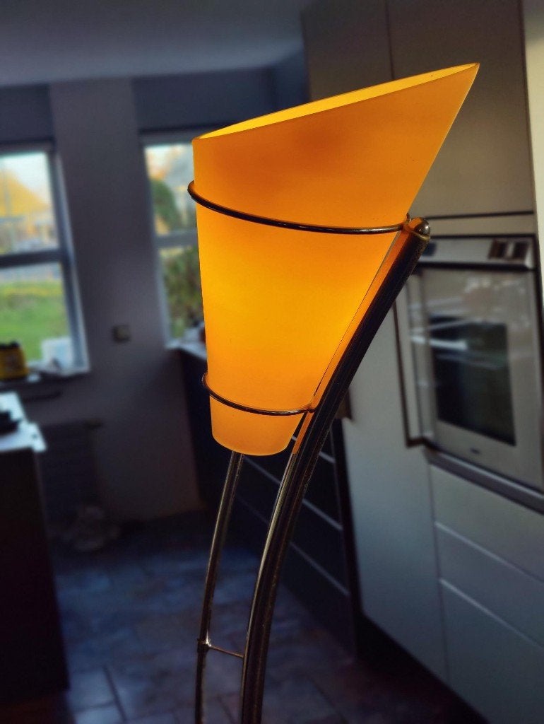 Vloerlamp, Ophalen, Gebruikt, Glas, Modern