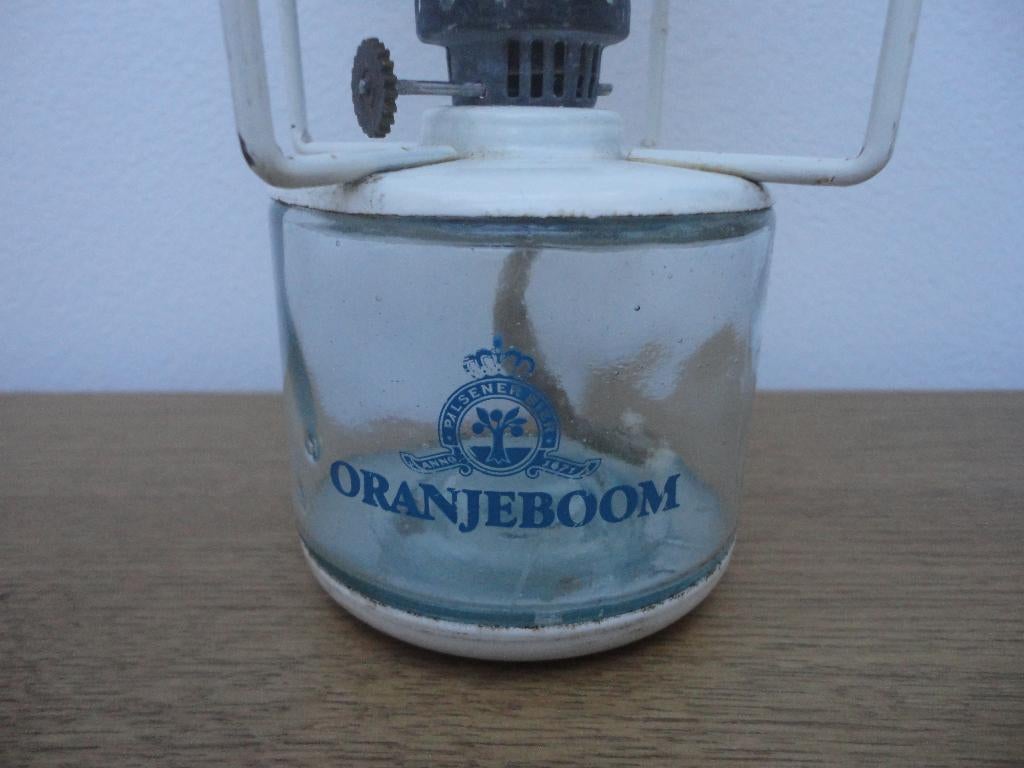 Apart olielampje reclamevoorwerp Oranjeboom bier, Verzamelen, Merken en Reclamevoorwerpen, Ophalen of Verzenden, Gebruikt, Lichtbak of (neon) lamp