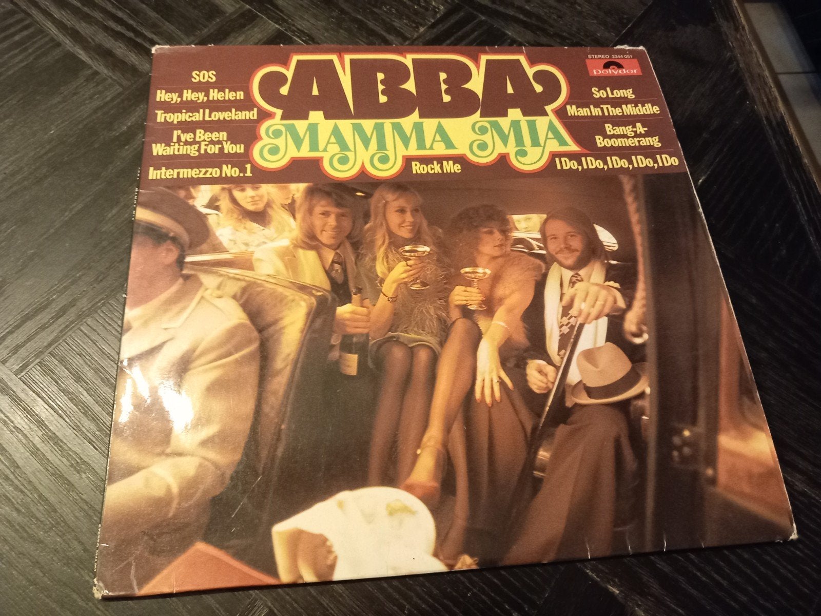 ABBA - Mamma Mia LP (Polydor), LP, Gebruikt, Pop, Ophalen of Verzenden
