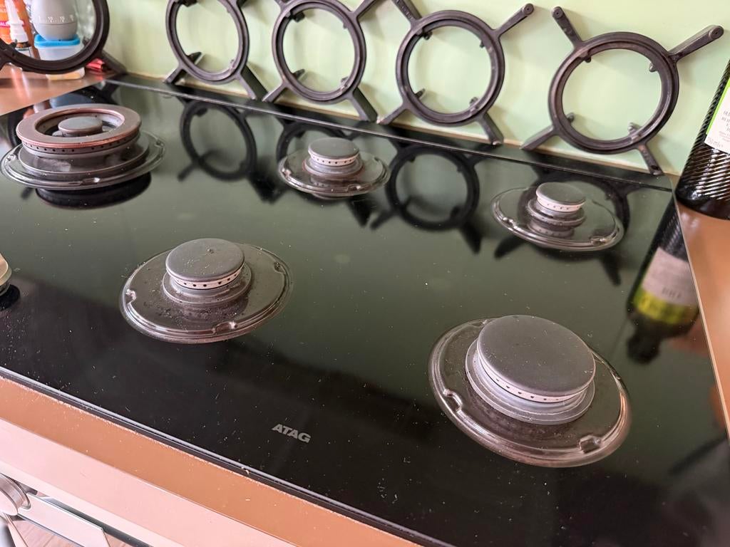 ATAG Gasfornuis met 5 Kookzones - Gebruikt, Witgoed en Apparatuur, Kookplaten, Ophalen, Zo goed als nieuw, Inbouw, Gas