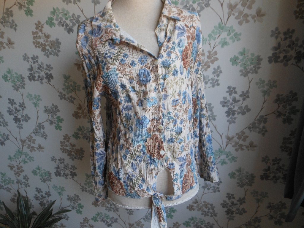 Soepele blouse, Kleding | Dames, Ophalen of Verzenden, Zo goed als nieuw, Maat 38/40 (M), Meerkleurig