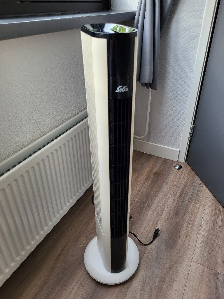 Solis Torenventilator (Easy Breezy Wit), Witgoed en Apparatuur, Ventilatoren, Ophalen, Ventilator met afstandsbediening, Gebruikt