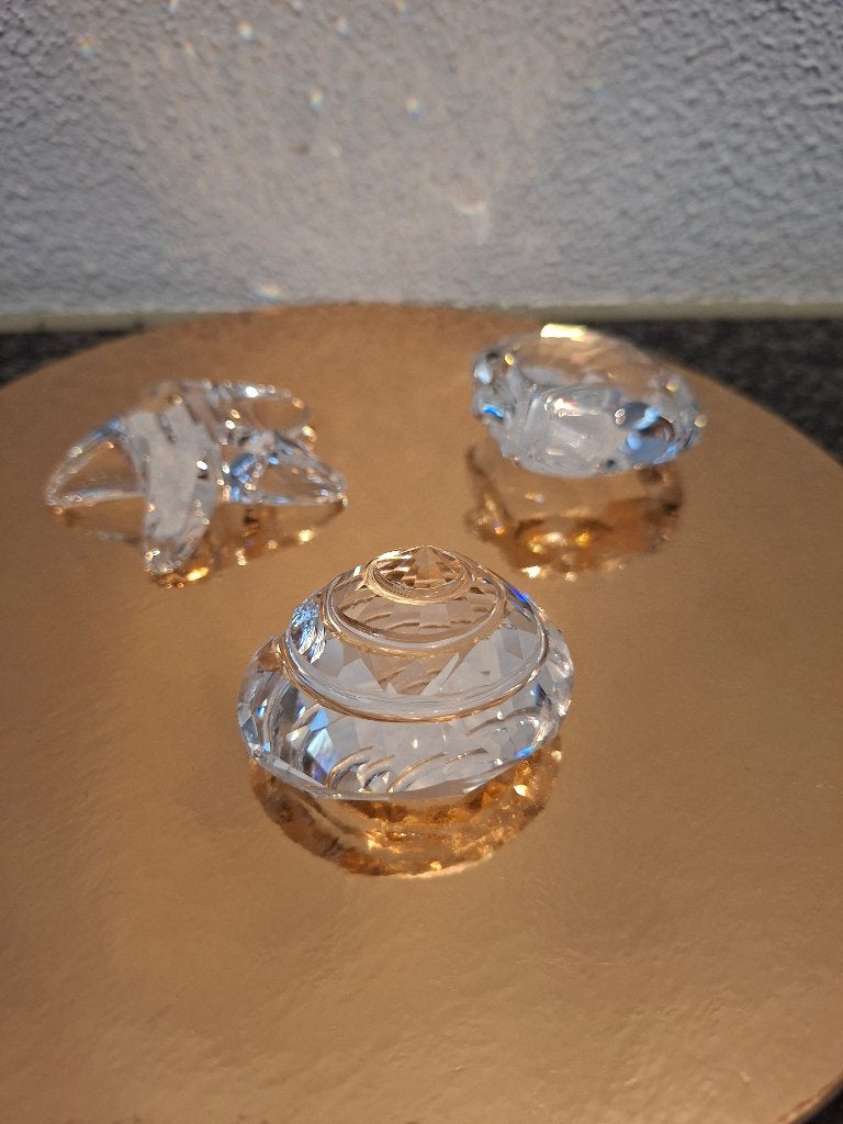 Swarovski Kristal Decoratie Set - Zeester, Schelp, Zeeslak, Verzamelen, Ophalen of Verzenden, Zo goed als nieuw, Huisaccessoire