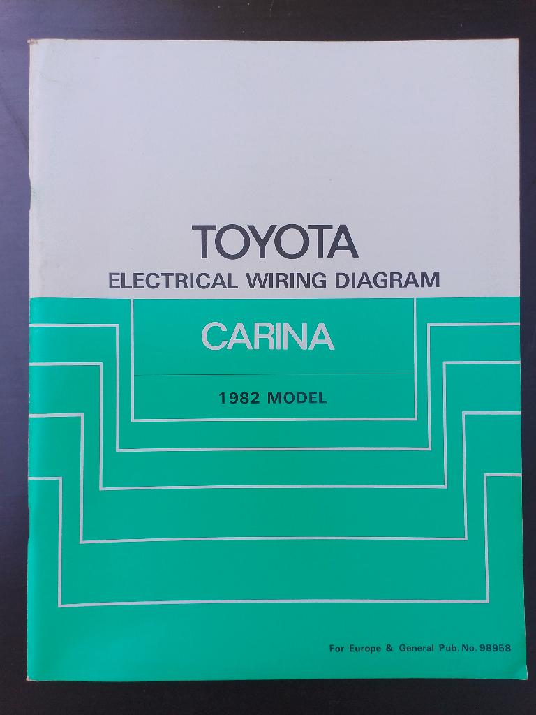 Toyota Carina 1982 dealer werkplaatsboek Bedradingsschema's, Boeken, Auto's | Boeken, Ophalen of Verzenden, Gelezen, Toyota