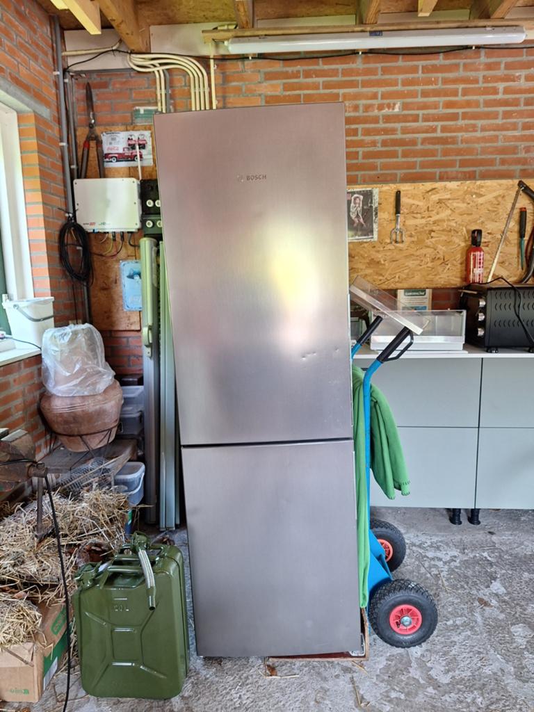Koel vriescombinatie Bosch A+++, Witgoed en Apparatuur, Ophalen, Gebruikt, 200 liter of meer, Met aparte vriezer