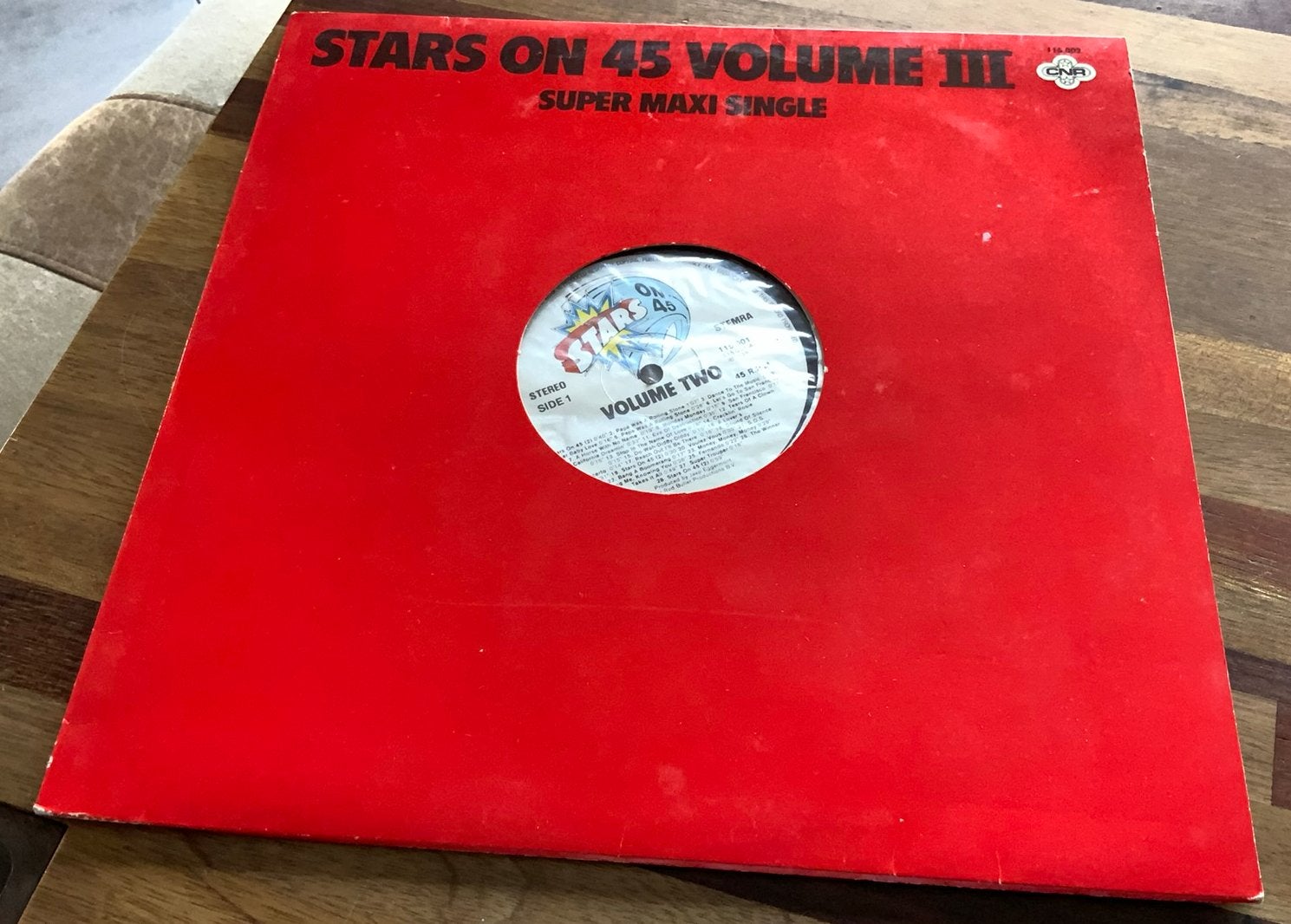 VINYL 12” MAXI SINGLE STARS ON 45 VOL II VARIOUS 1981 CNR NL, Cd's en Dvd's, Vinyl | Dance en House, Beschermende buitenhoes, LP