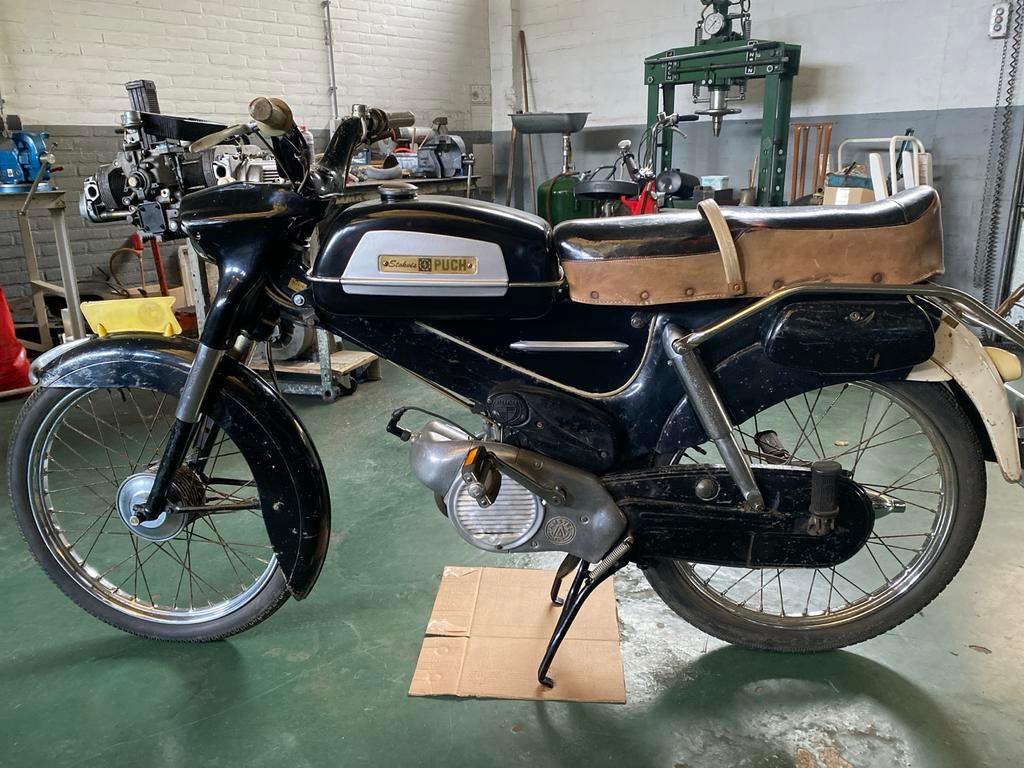 Puch VS 50 Sport de luxe ongerestaureerd origineel, Fietsen en Brommers, Ophalen, Gebruikt, Maximaal 45 km/u, Overige modellen