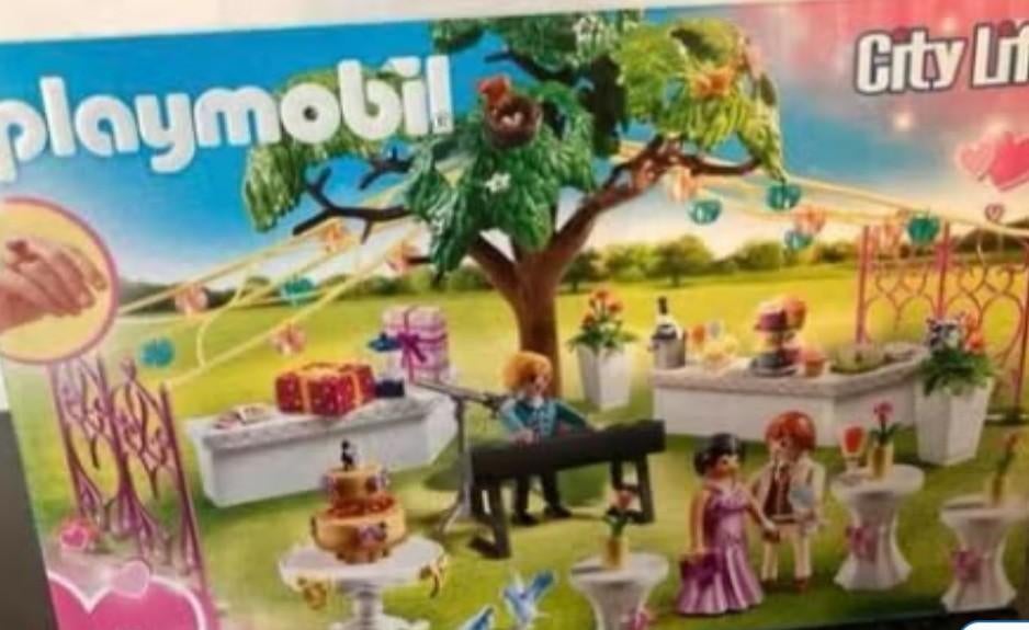 PLAYMOBIL bruiloftsfeest, Ophalen of Verzenden, Zo goed als nieuw