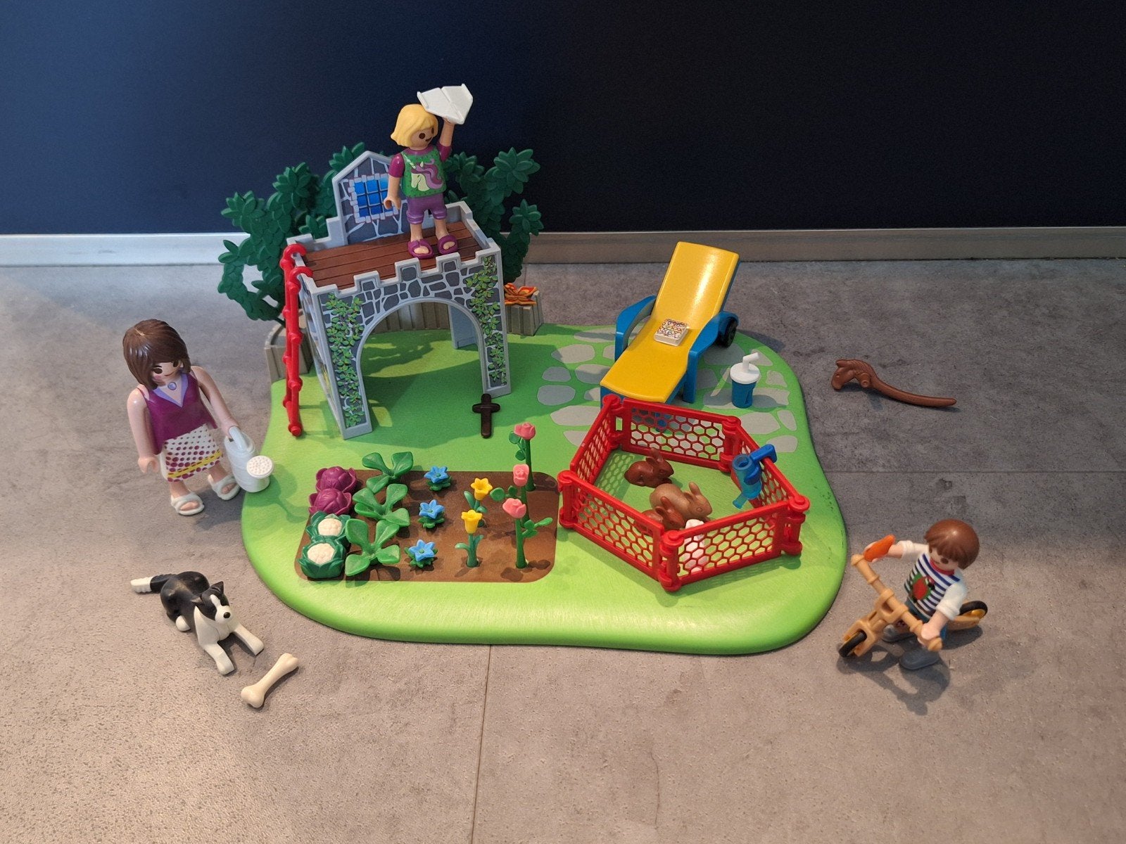 Playmobil SuperSet 70010 Speeltuin met Groentetuin, Gebruikt, Complete set, Overige typen, Ophalen of Verzenden