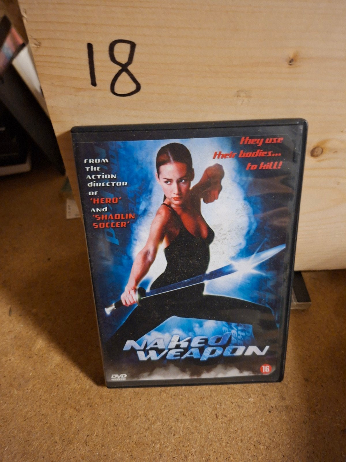 Naked Weapon DVD - Actiethriller van de makers van Hero, Vanaf 16 jaar, Ophalen of Verzenden, Gebruikt, Actiethriller