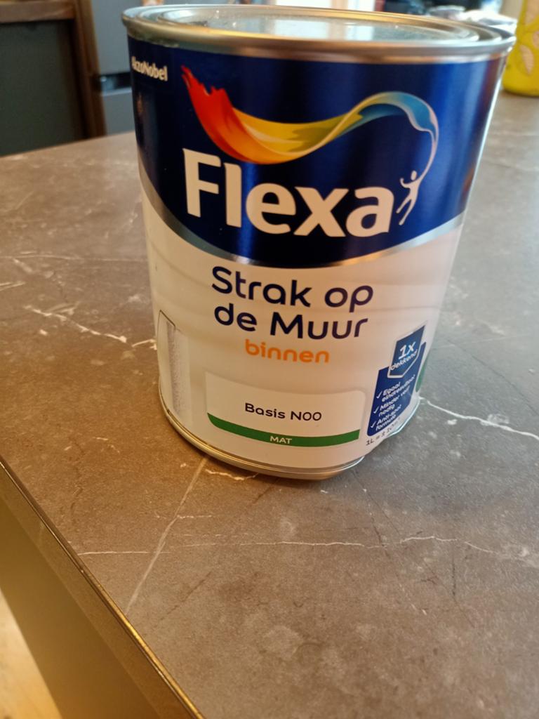 Paarse muurverf Flexa, Doe-het-zelf en Verbouw, Verf, Beits en Lak, Ophalen, Paars, Nieuw, Verf