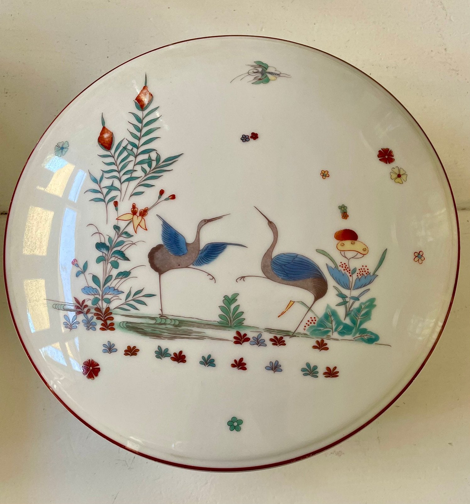 Limoges, koekjes- of dekschaal ‘Kakiemon’, Ophalen