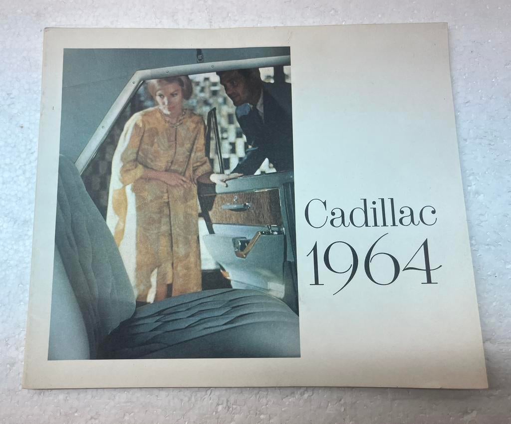 Originele Brochure Cadillac 1964 , In perfecte staat., Ophalen of Verzenden, Zo goed als nieuw, Overige merken