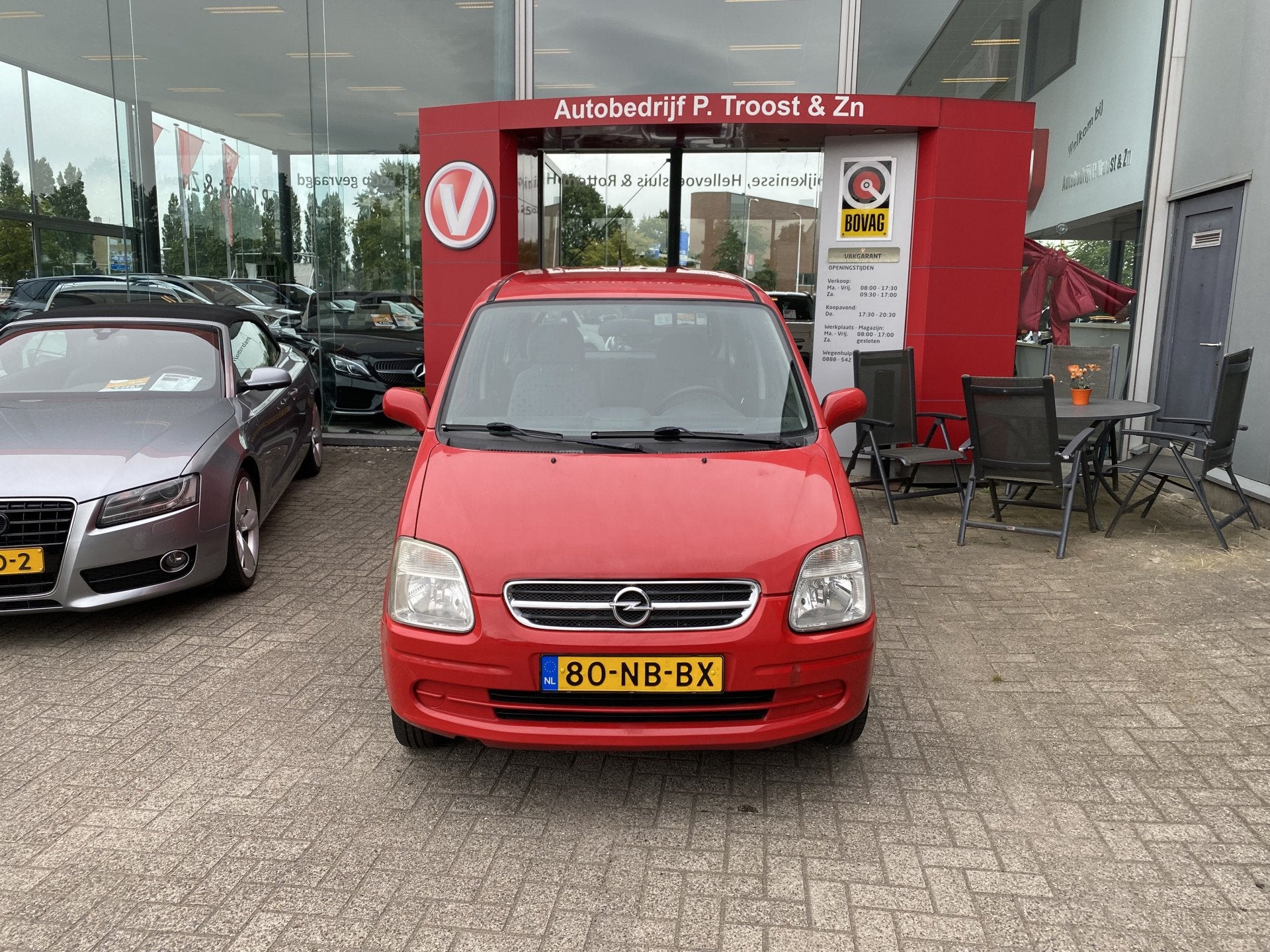 Opel Agila 1.2-16V Comfort,Stuurbekrachting,Cd Speler, Auto's, Voorwielaandrijving, Stof, Origineel Nederlands, Bedrijf