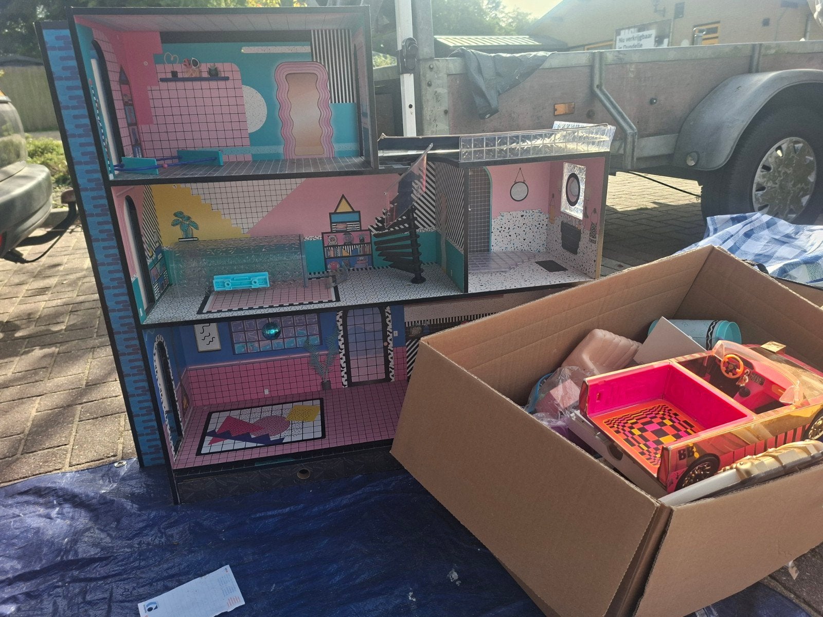 L.O.L. Surprise Poppenhuis met Meubels, Ophalen, Gebruikt, Poppenhuis
