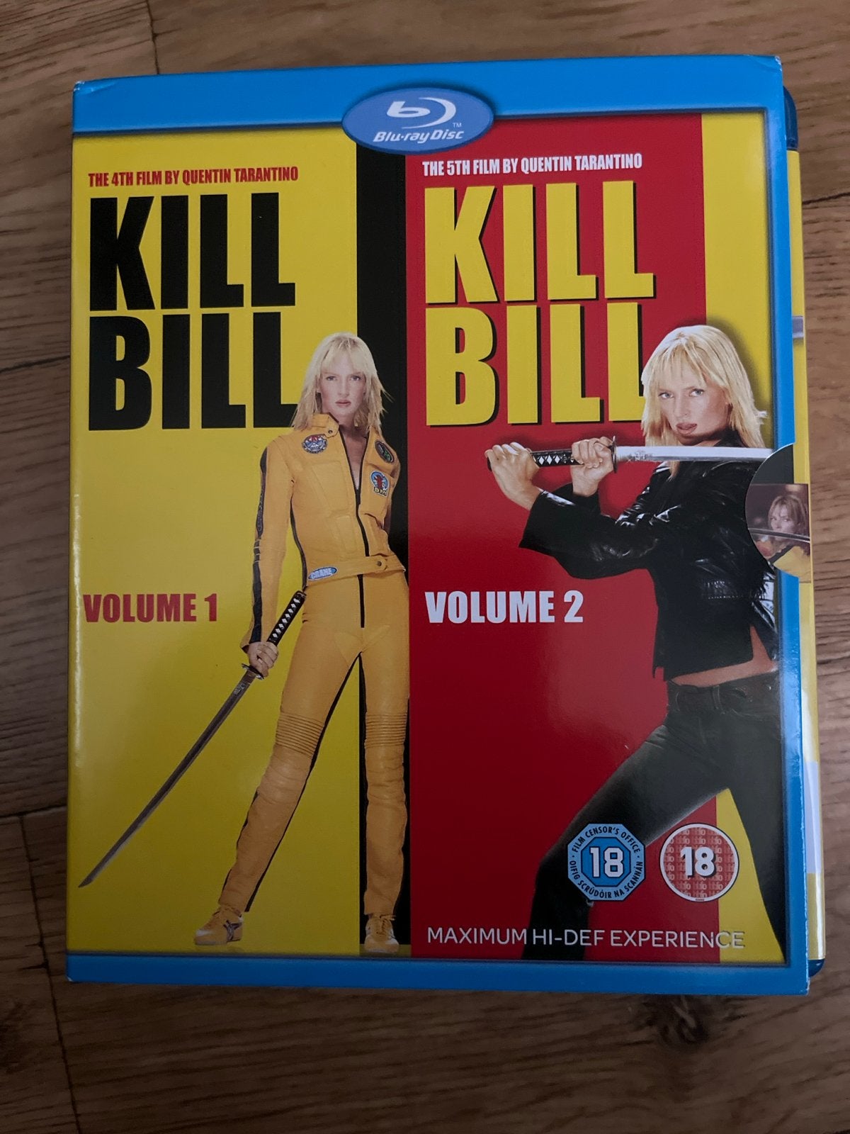 Kill Bill Volume 1 & 2 Blu-ray - Quentin Tarantino, Vanaf 18 jaar, Actie, Ophalen of Verzenden, Blu-ray