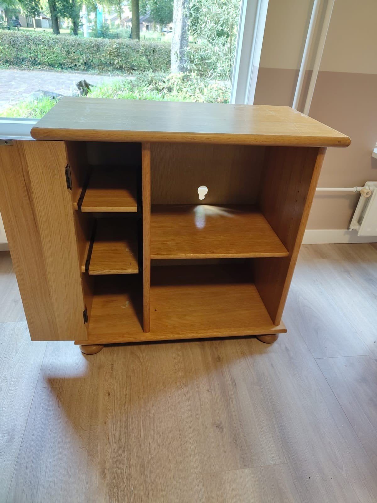 TV-meubel van hout - Gratis af te halen, Ophalen, Gebruikt, 50 tot 100 cm, Minder dan 100 cm