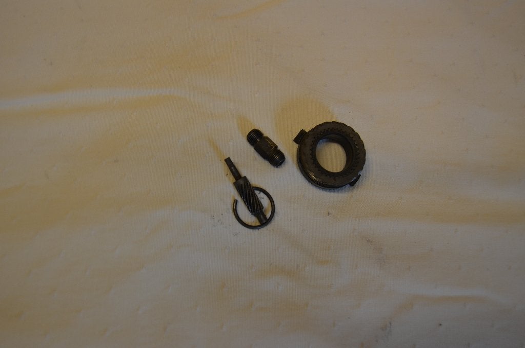 metalen teller aandrijving compleet en origineel, Fietsen en Brommers, Ophalen of Verzenden, Zo goed als nieuw, Frame