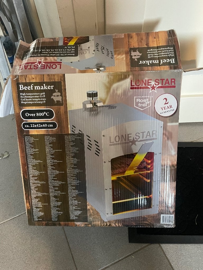 Lonestar beefmaker, Witgoed en Apparatuur, Minder dan 45 cm, Minder dan 45 cm, Hete lucht, Ophalen of Verzenden