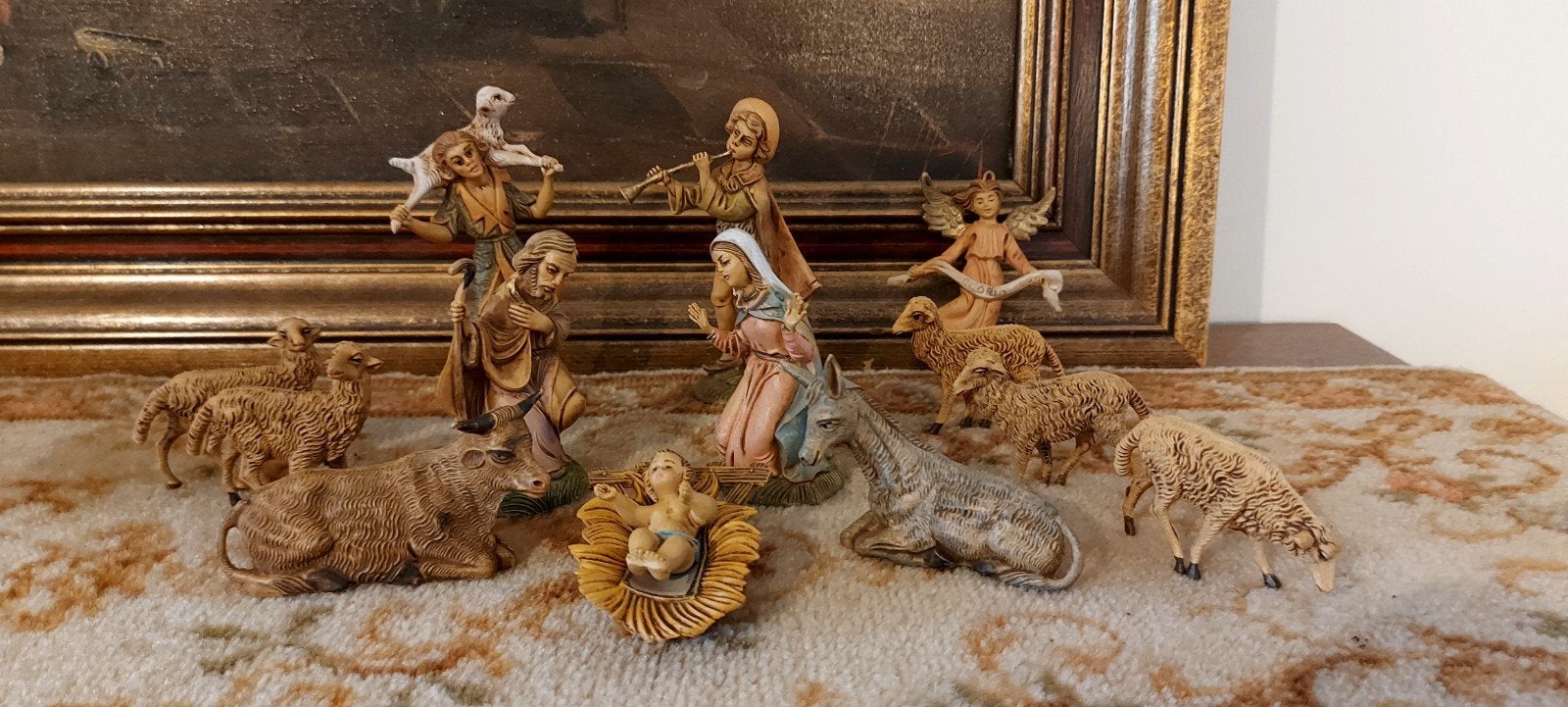 Prachtige! oude Italiaanse kerstgroep, Ophalen of Verzenden