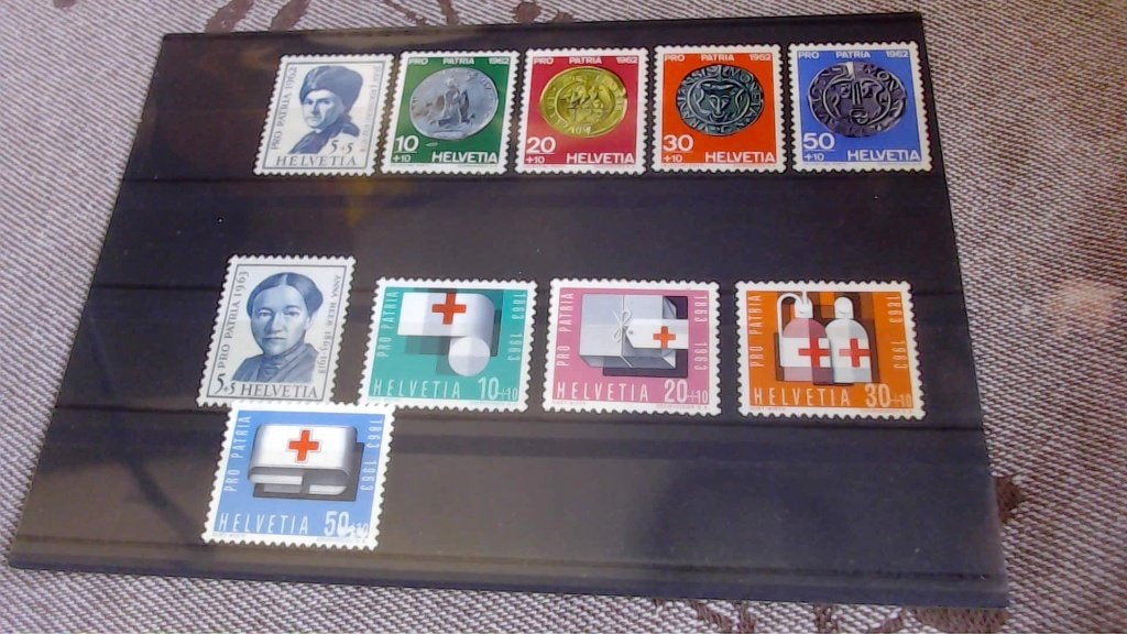 postzegels Zwitserland postfris, Ophalen of Verzenden, Postfris
