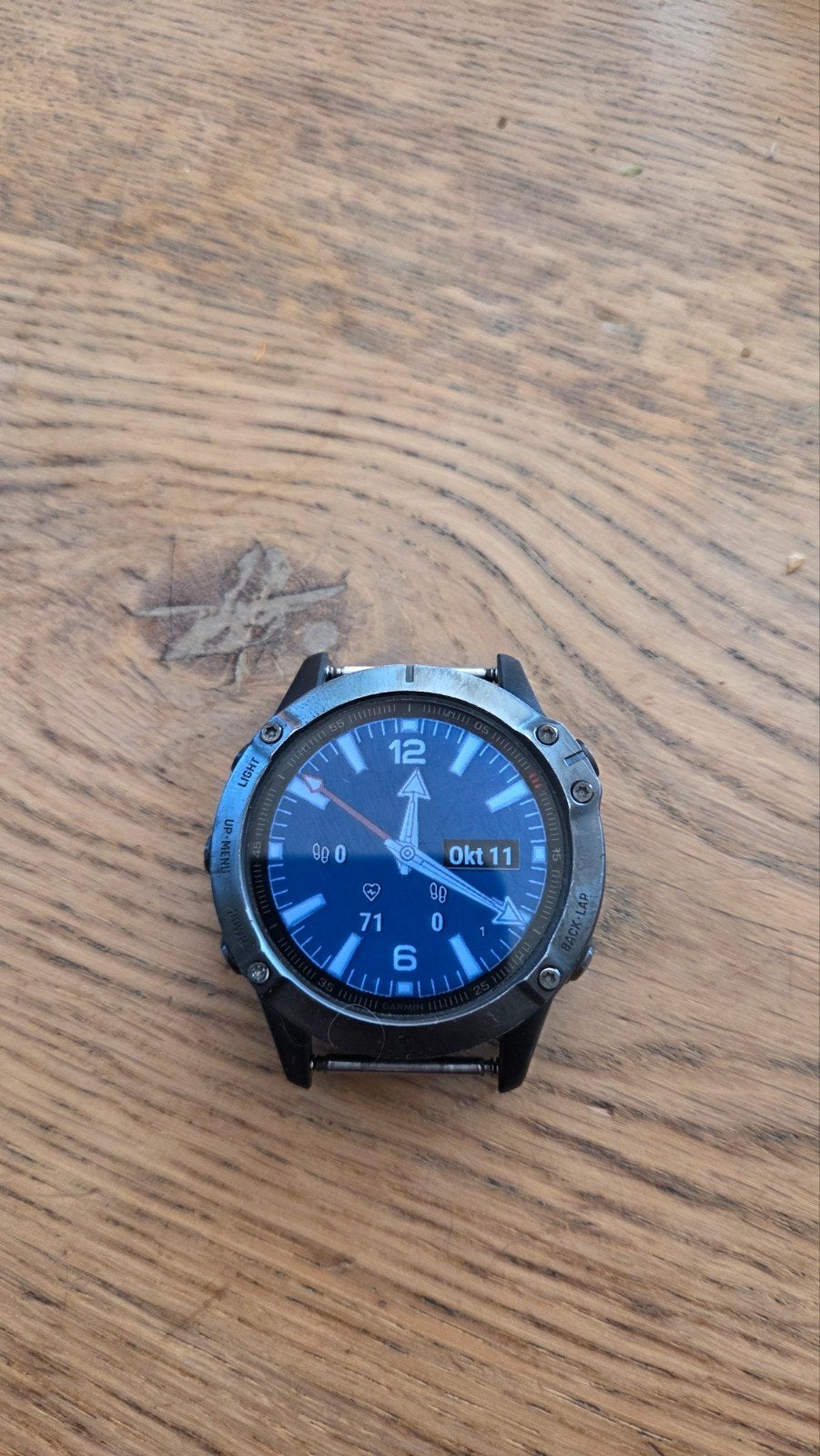 Garmin Fenix 6 Sapphire Multisport GPS Horloge, Gebruikt, Zwart, Garmin, Ophalen of Verzenden